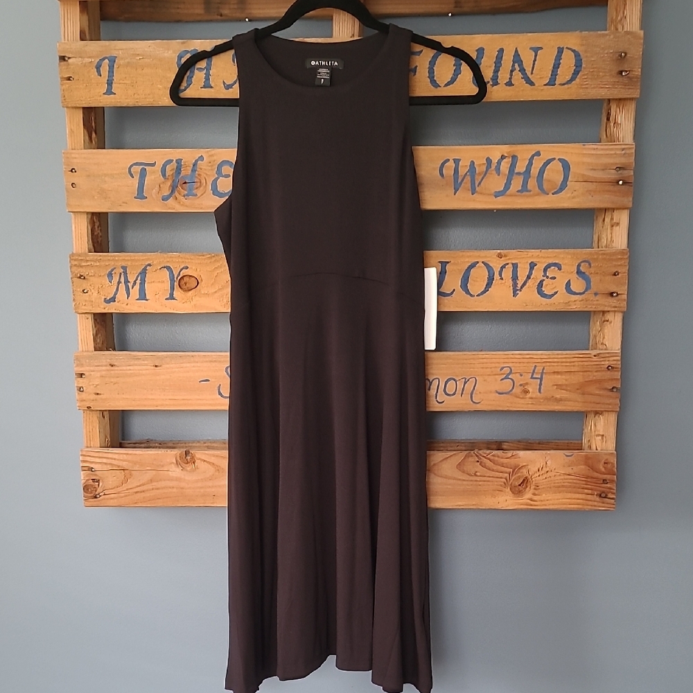 NWT Athleta Chic Black Dress